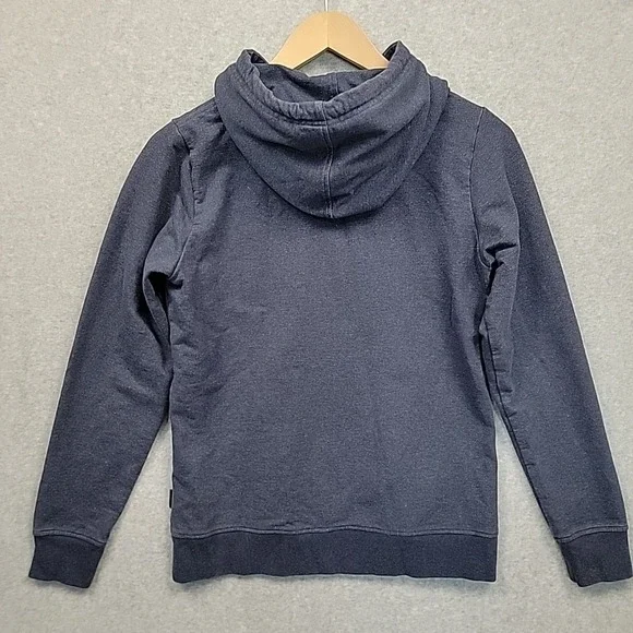PATAGONIA Ridge Rise Women Sz S Midweight Zip Hoodie Jacket Organic Cotton Blue - Picture 6 of 12
